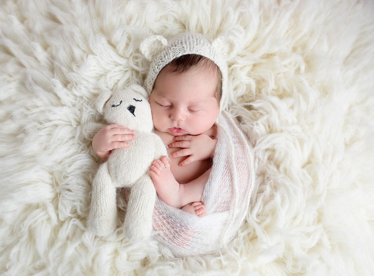 newborn photography in studio session windsor ontario