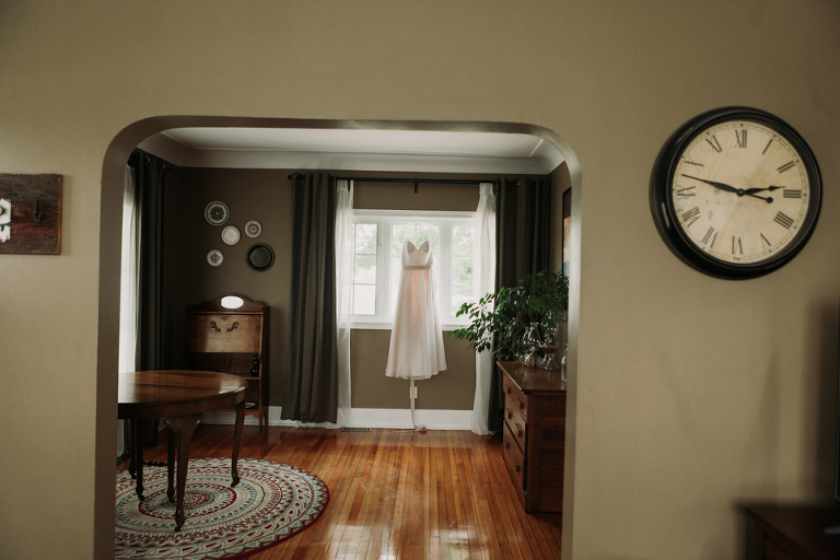 Small intimate wedding at 14th Coffee Company in Windsor Ontario