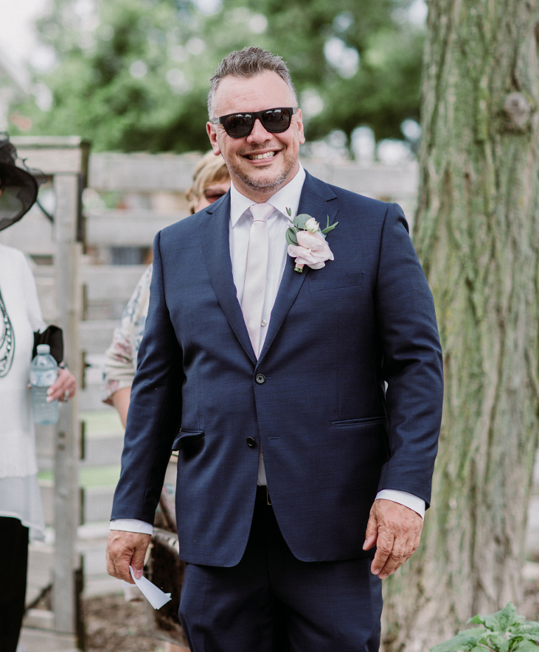 Small intimate wedding at 14th Coffee Company in Windsor Ontario