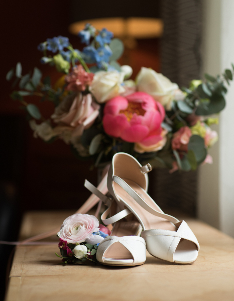 Small intimate wedding at 14th Coffee Company in Windsor Ontario