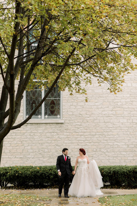 Amanda and Kevin's windsor wedding at Sprucewood Winery creative photo session by Jillian Wilhelm Photography