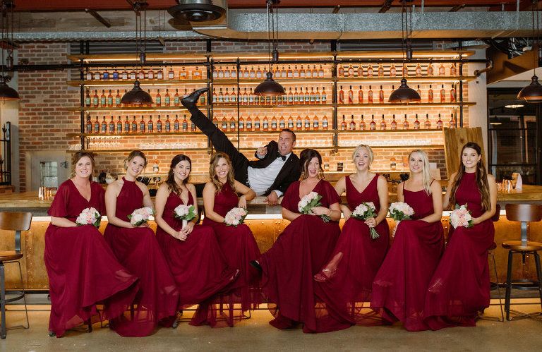 Jake and Calie's wedding in Windsor Ontario photographed by Jillian Wilhelm Photography at Fogolar Club and JP Wisers