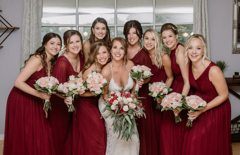 Jake and Calie's wedding in Windsor Ontario photographed by Jillian Wilhelm Photography at Fogolar Club and JP Wisers