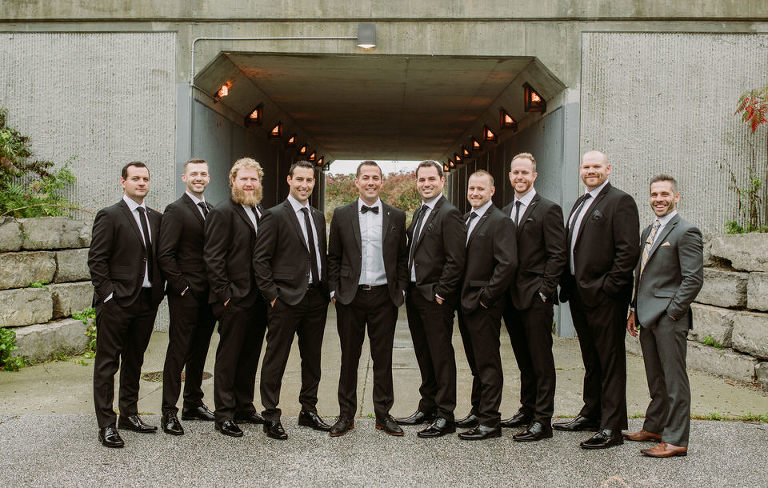 Jake and Calie's wedding in Windsor Ontario photographed by Jillian Wilhelm Photography at Fogolar Club and JP Wisers