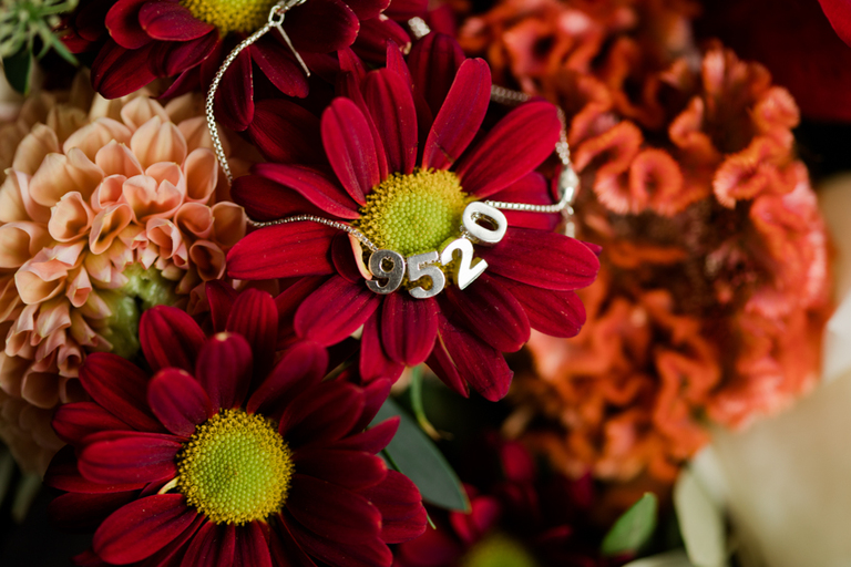 bridal gift from groom with wedding date 