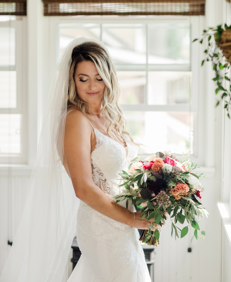 bridal portrait prior to ceremony